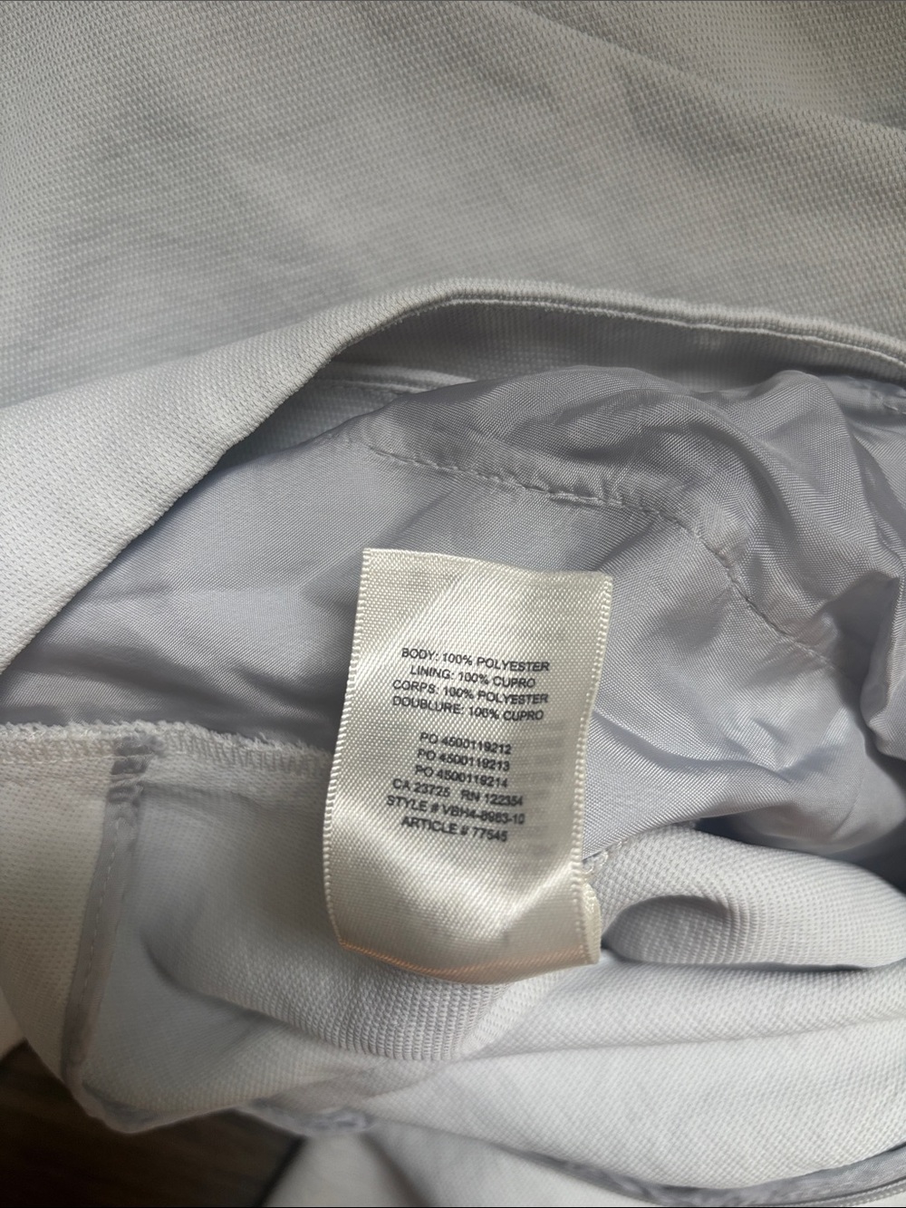 Aritzia | Wilfred Ecoulement Jumpsuit V Neck Tie Air Light Blue/Grey Size 2 - Picture 15 of 15